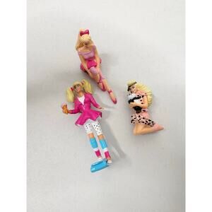Vintage Barbie Applause Mini Figures 1991 Rubber Collector Bundle Rare